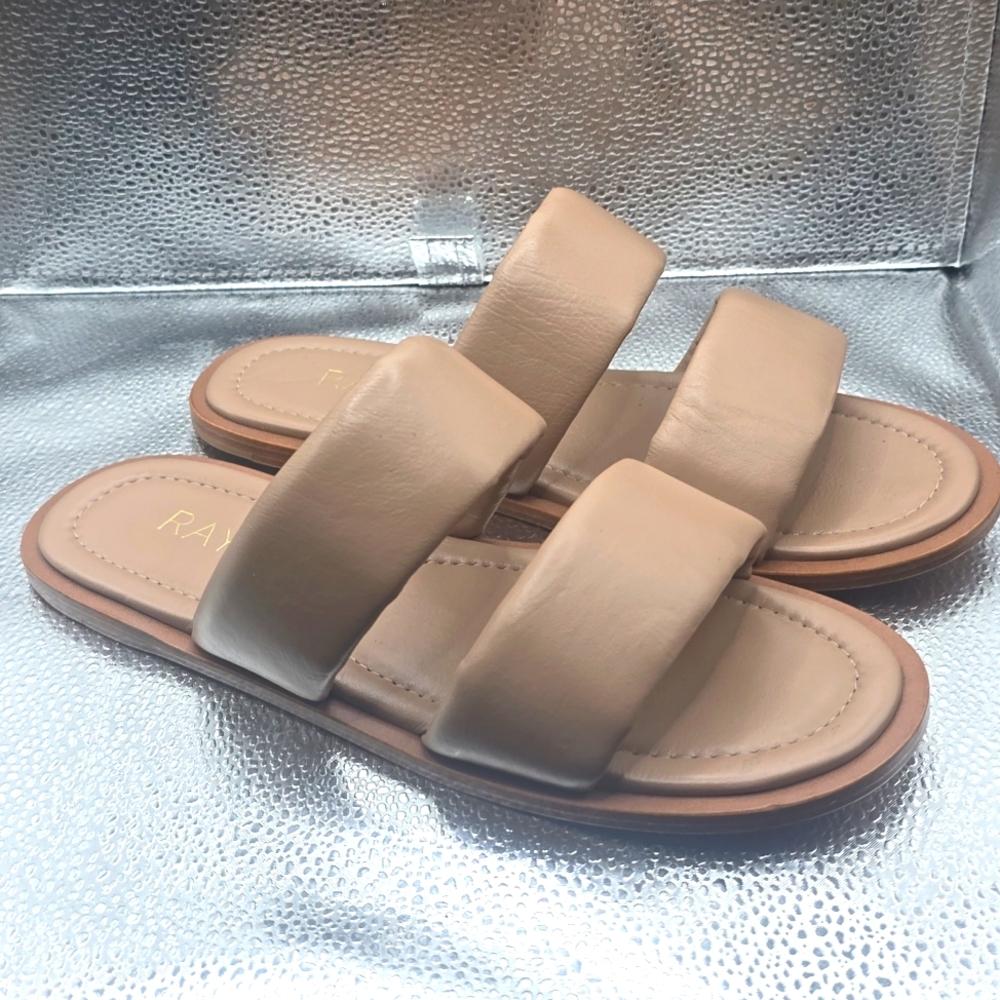 RAYE revolve sandals  woman size 10 Brazil made wide foot